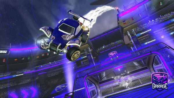 A Rocket League car design from Gabbosplesh