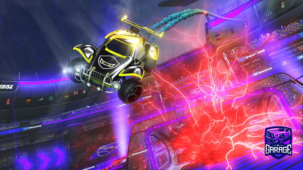 A Rocket League car design from Shadowflash