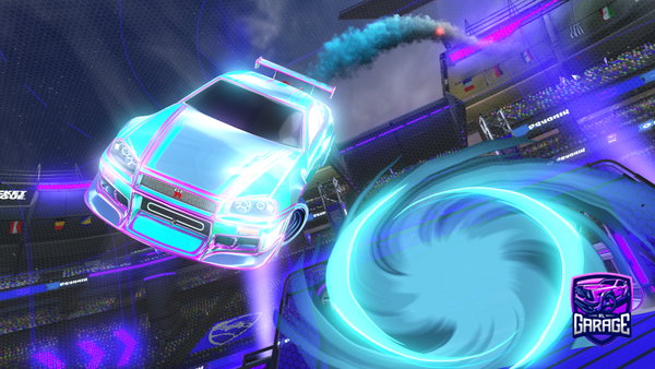 A Rocket League car design from Weenyae
