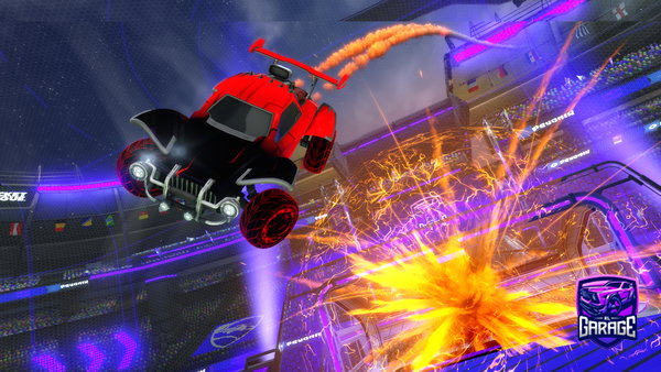 A Rocket League car design from Sped-Speeds