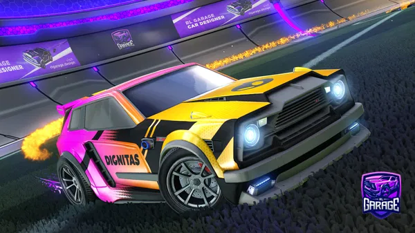 A Rocket League car design from LND_Salami_RL