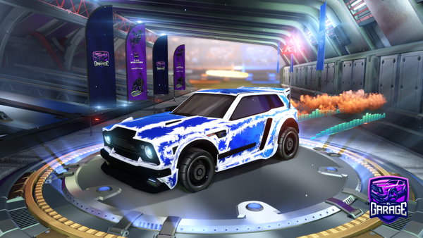 A Rocket League car design from amerikaa7