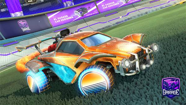 A Rocket League car design from Crossfire0611