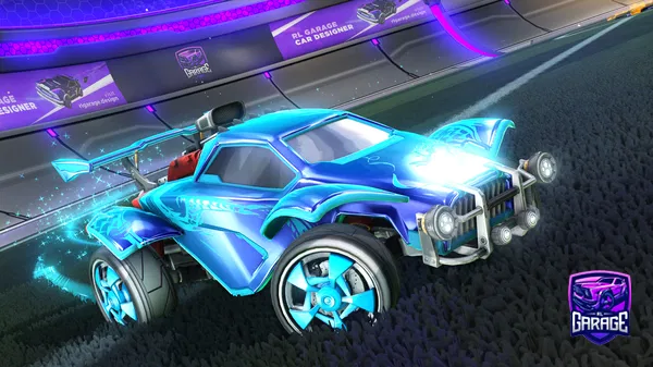 A Rocket League car design from dargon2147