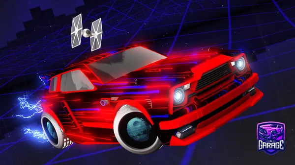 A Rocket League car design from Cosplash