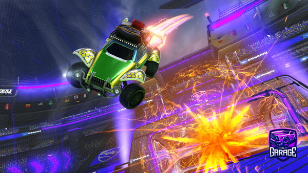 A Rocket League car design from Hudson11