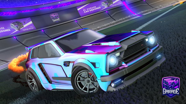 A Rocket League car design from Yarn09