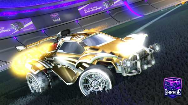 A Rocket League car design from MAXULTRAGAMER50