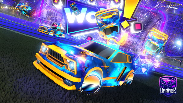 A Rocket League car design from Roachey