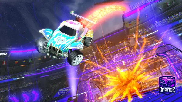 A Rocket League car design from kaebian