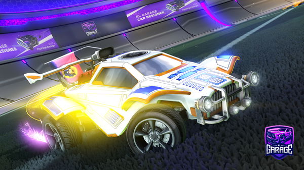 A Rocket League car design from Wbnoskill
