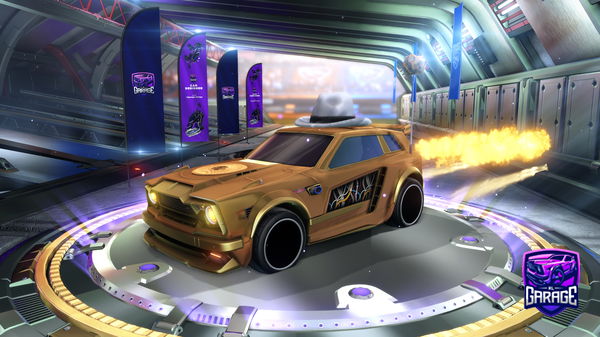 A Rocket League car design from usedzombas