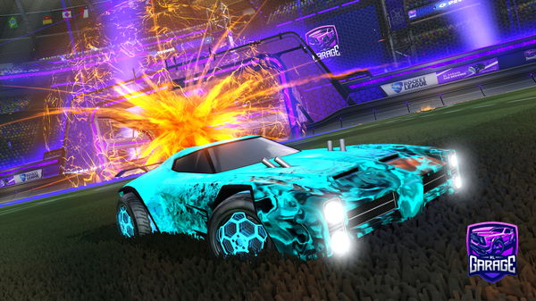 A Rocket League car design from Pablounty