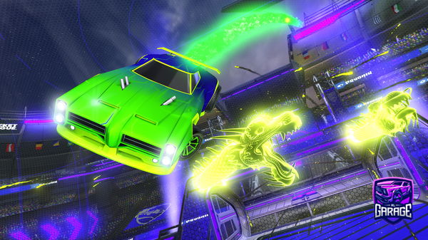 A Rocket League car design from winbros10