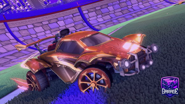 A Rocket League car design from est-oc31