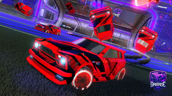 A Rocket League car design from Rileyw10