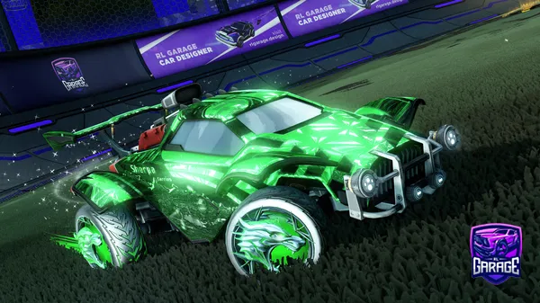 A Rocket League car design from Pulce_