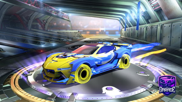 A Rocket League car design from irosario78