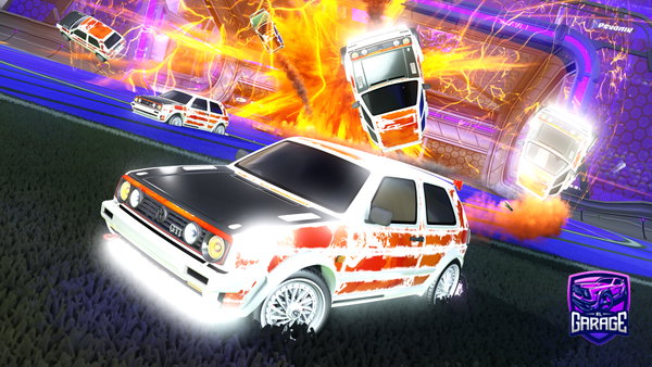 A Rocket League car design from Hanneso