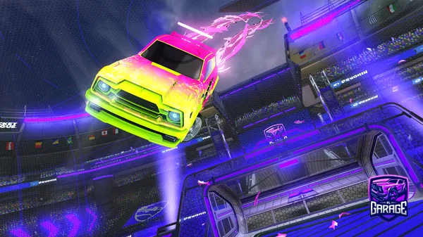 A Rocket League car design from KumSlushy