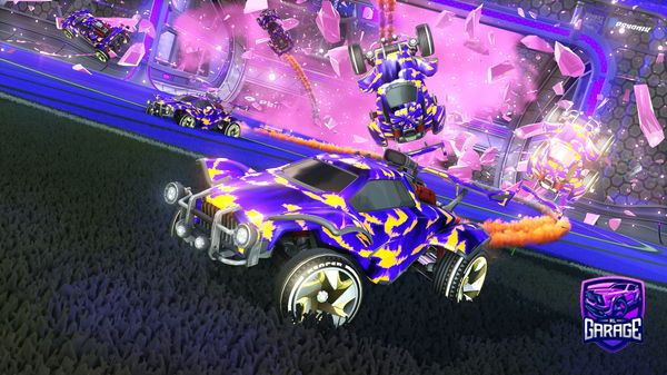 A Rocket League car design from tropix31