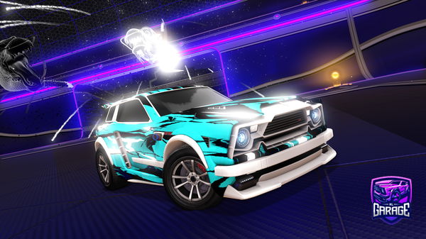 A Rocket League car design from 3du4rd