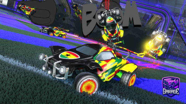 A Rocket League car design from UltraRL_