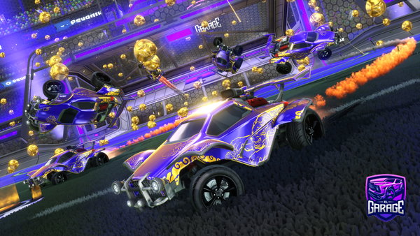A Rocket League car design from Andresguitar10