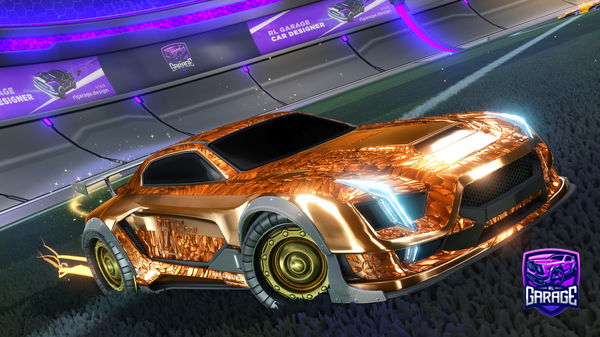 A Rocket League car design from Billewid