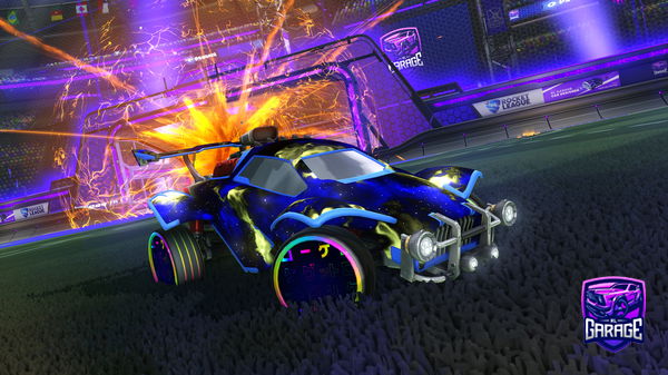 A Rocket League car design from Eltaf