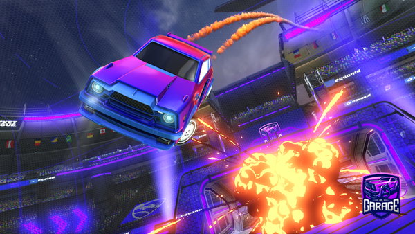 A Rocket League car design from Ravenman09