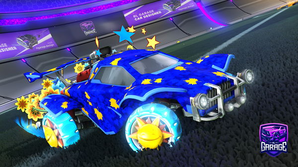 A Rocket League car design from Capybara_RL