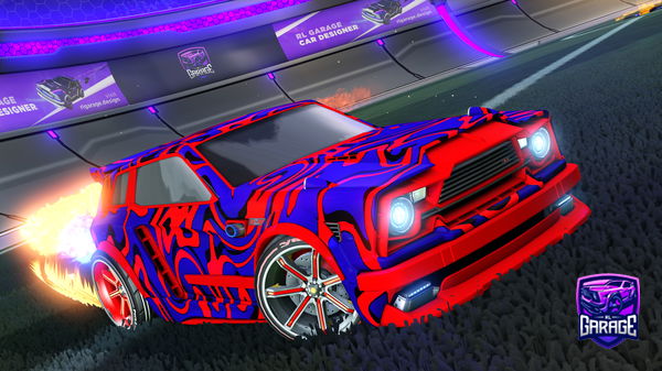 A Rocket League car design from xrimed