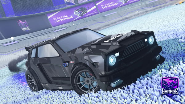A Rocket League car design from tiredcaptain