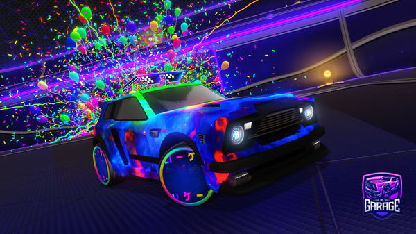 A Rocket League car design from raparber