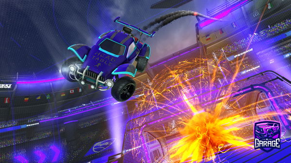 A Rocket League car design from EnekoTwistyMisty