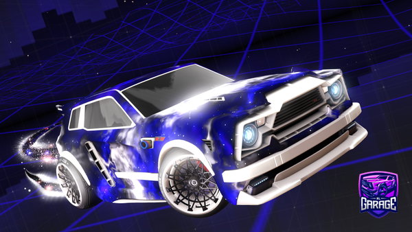 A Rocket League car design from Frostnite_Joel