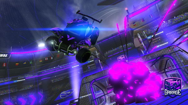 A Rocket League car design from Vey_RL