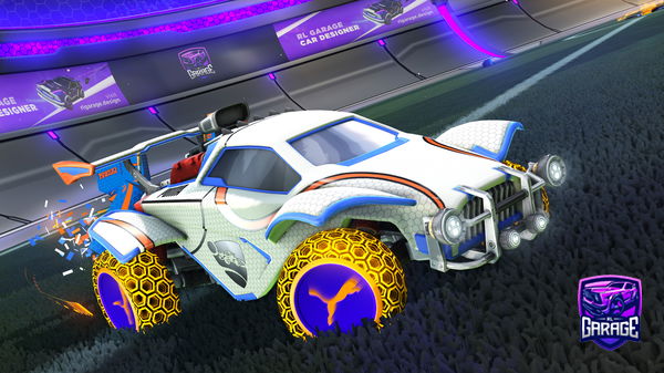 A Rocket League car design from AirDribbleGG