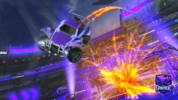 A Rocket League car design from MonkeyMatia