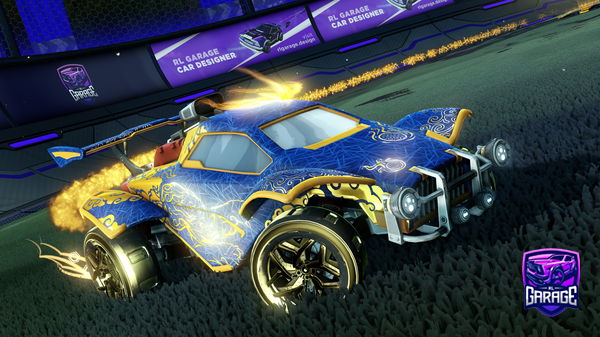 A Rocket League car design from happyhippy11