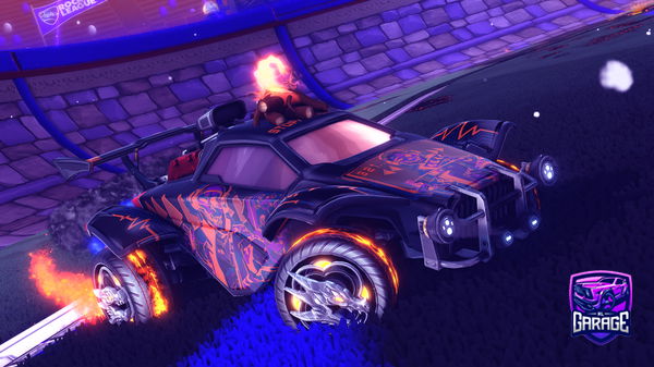 A Rocket League car design from Drift_Vtechfox