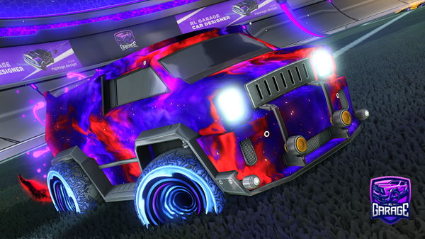 A Rocket League car design from Mick537