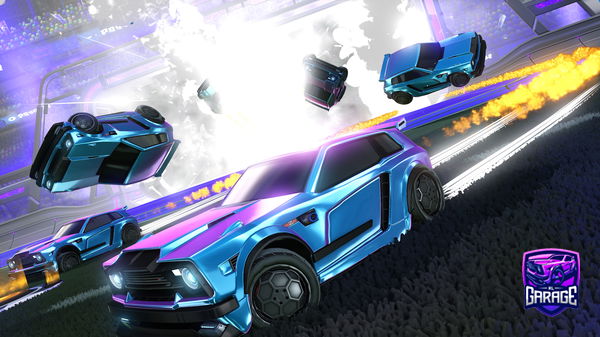 A Rocket League car design from BTG3