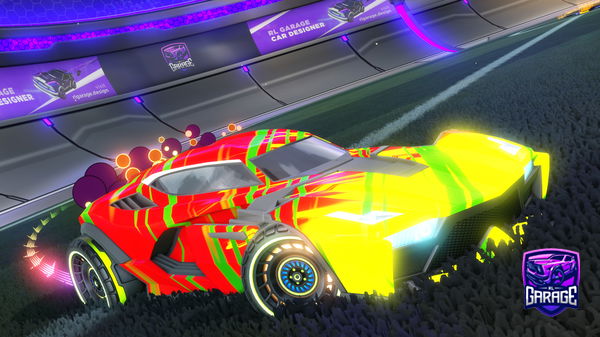 A Rocket League car design from HyperMax-Games