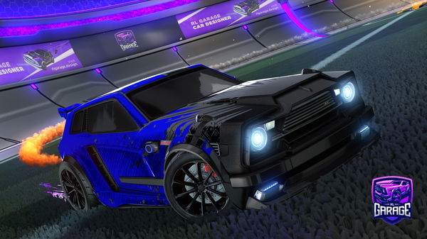 A Rocket League car design from PSN_eliqzxr