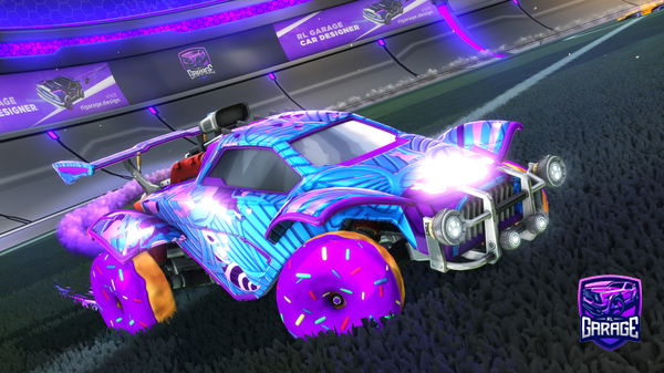 A Rocket League car design from RLGarage