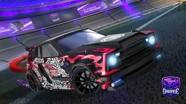 A Rocket League car design from Xman_611