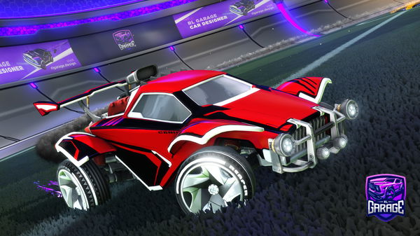 A Rocket League car design from Fentonfox