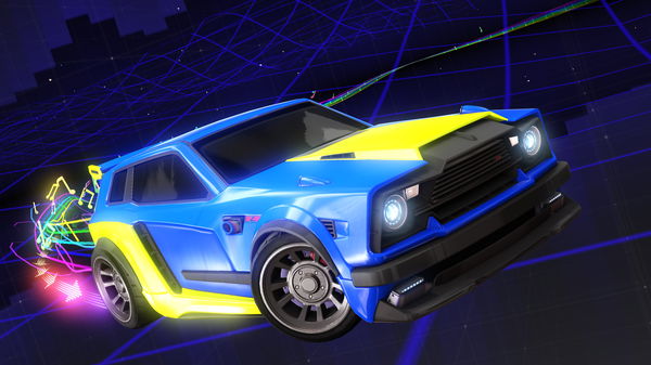 A Rocket League car design from VincillaPepsi